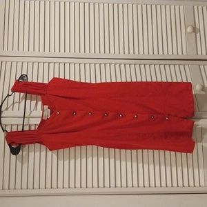 Vintage Red Wiggle Dress, Sweetheart, 90s